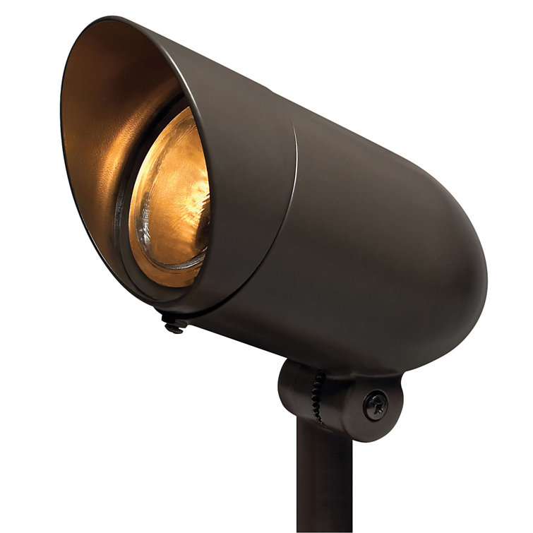 Bronze 75W Outdoor Landscape Spot Light with Clear Glass