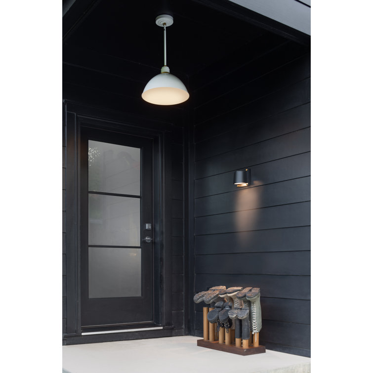 Scout Coastal Elements 6W LED Outdoor Wall Lantern in Black and Brass