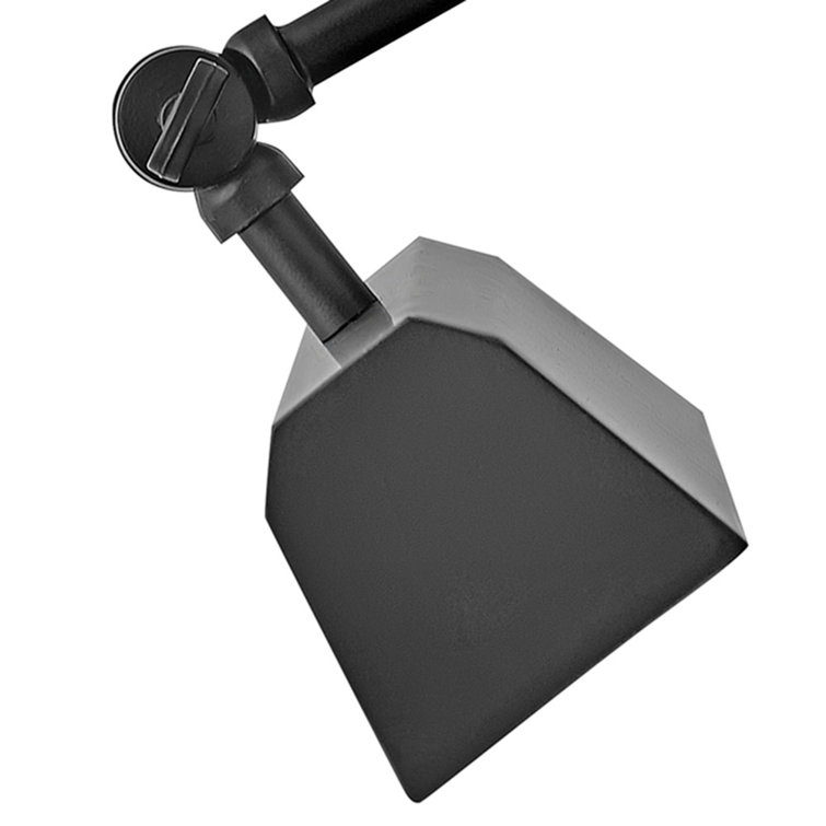 Arti Adjustable Black 2-Light Wall Sconce with Dimmable Feature