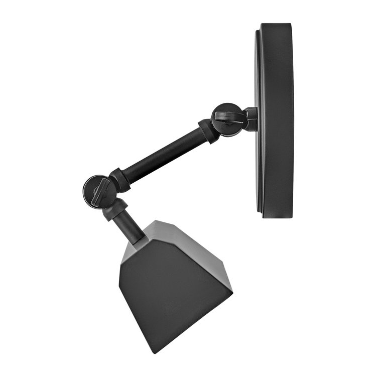 Arti Adjustable Black 2-Light Wall Sconce with Dimmable Feature