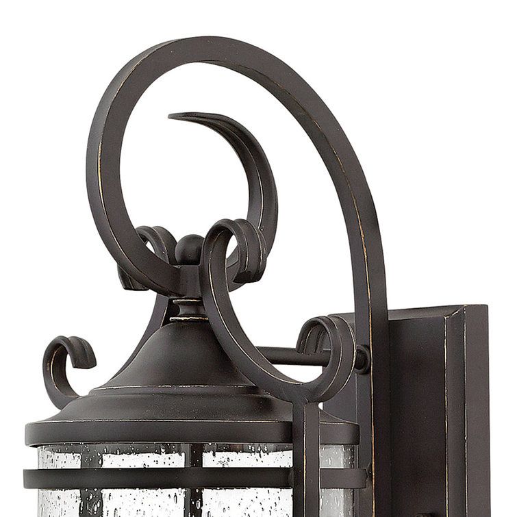 Casa 2-Light Olde Black Outdoor Wall Sconce with Seedy Glass