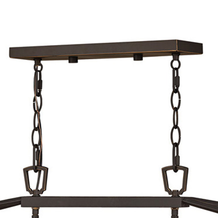 Alford Place Oil-Rubbed Bronze 6-Light Outdoor LED Chandelier