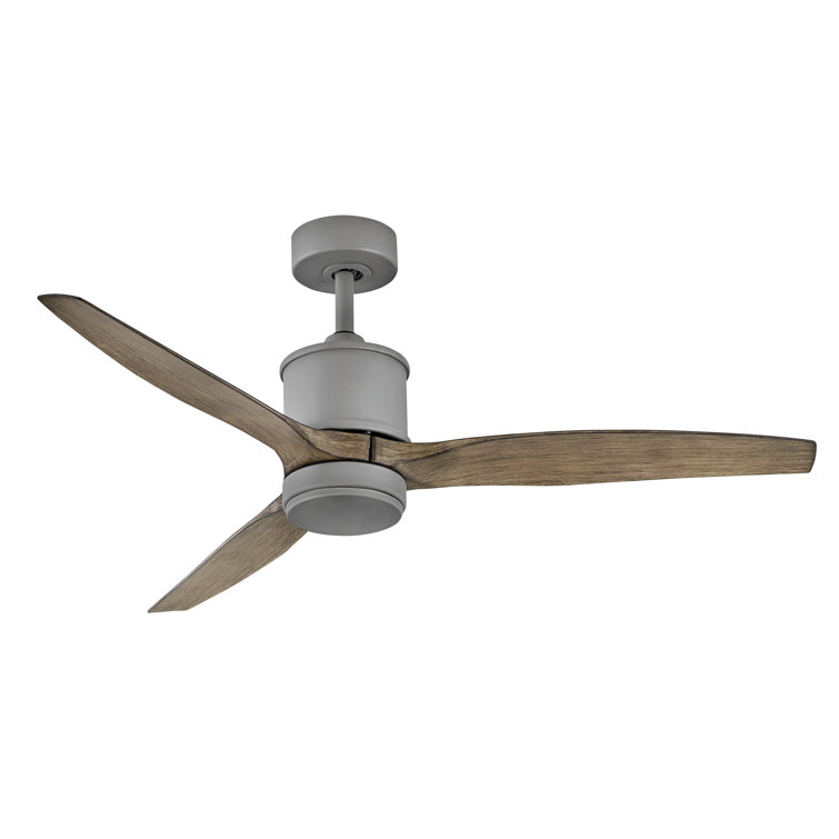Graphite 52'' Ceiling Fan with Driftwood Blades and LED Light