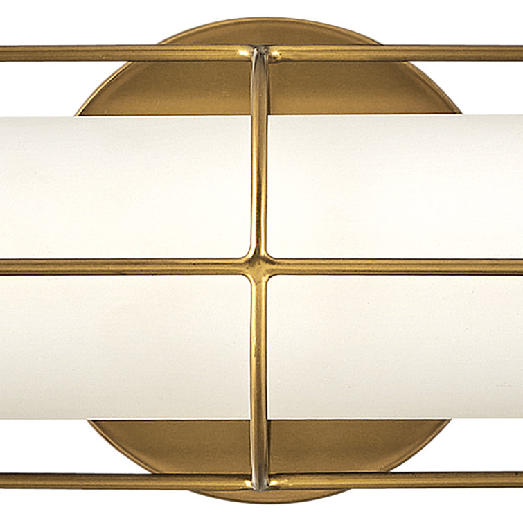 Saylor 24" Heritage Brass Dimmable LED Bath Vanity Light