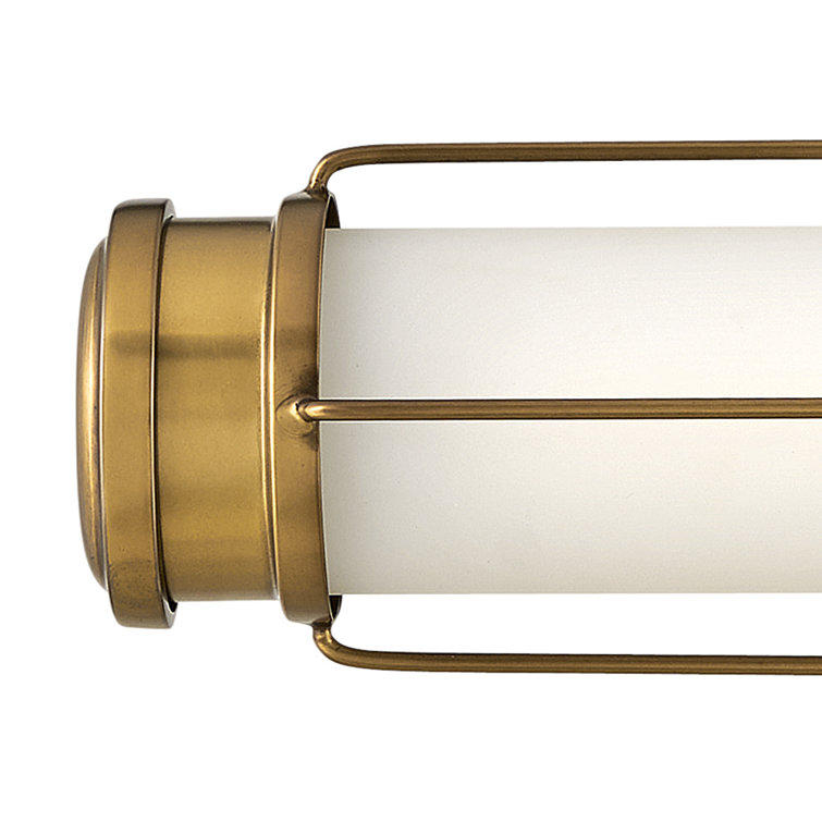 Saylor 24" Heritage Brass Dimmable LED Bath Vanity Light