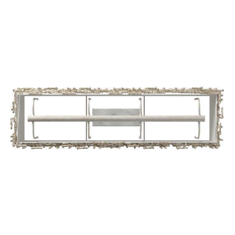 Farrah 8-Light Silver Leaf Chandelier with White Linen Shade