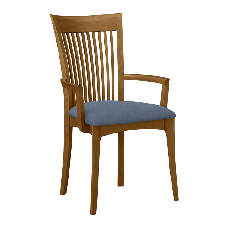 Saddle Cherry Wood Slat Sarah Arm Chair