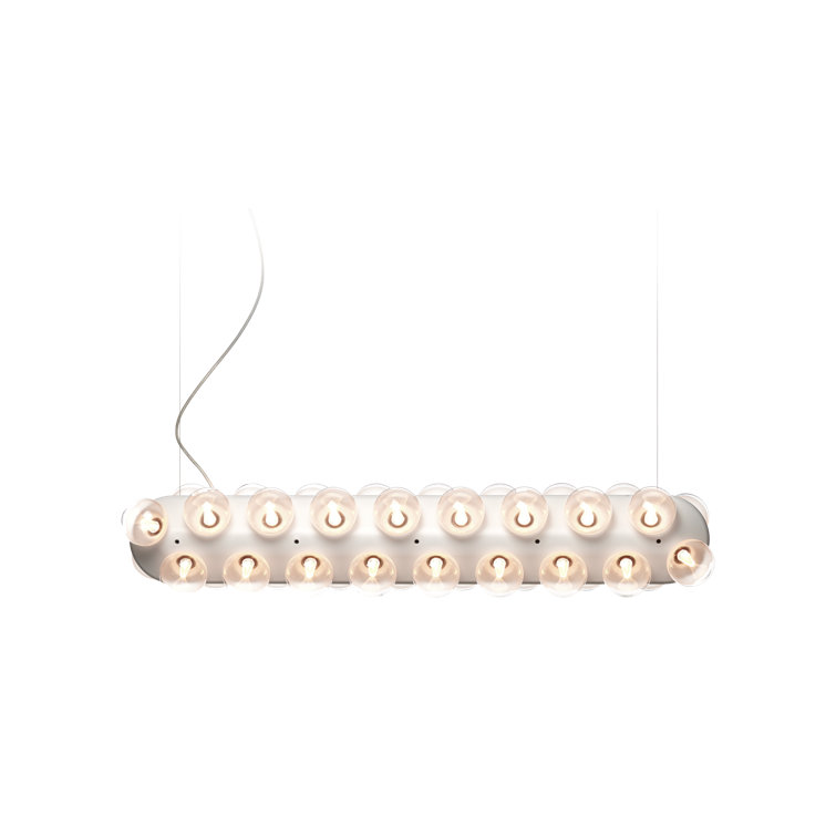 White LED Linear Island Suspension Light