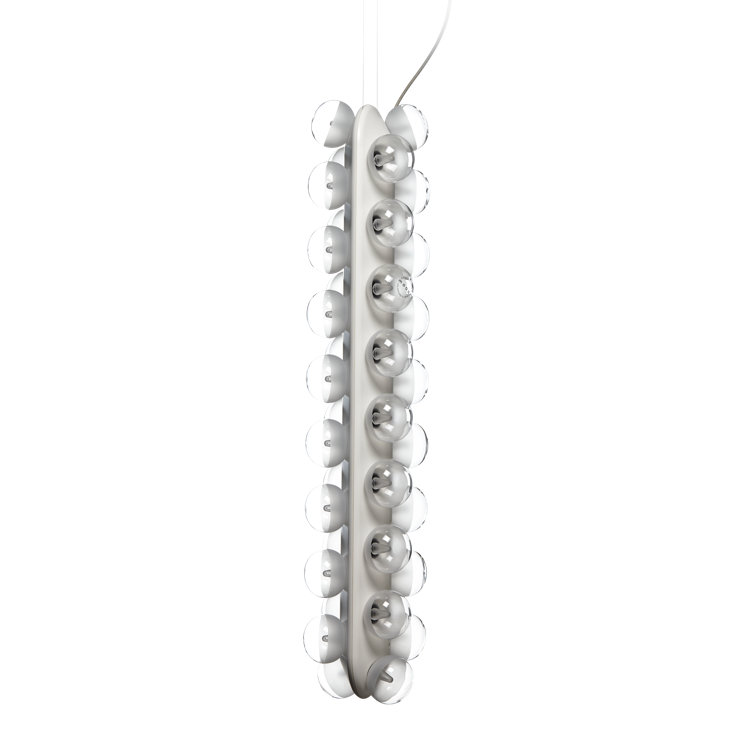 White LED Linear Island Suspension Light