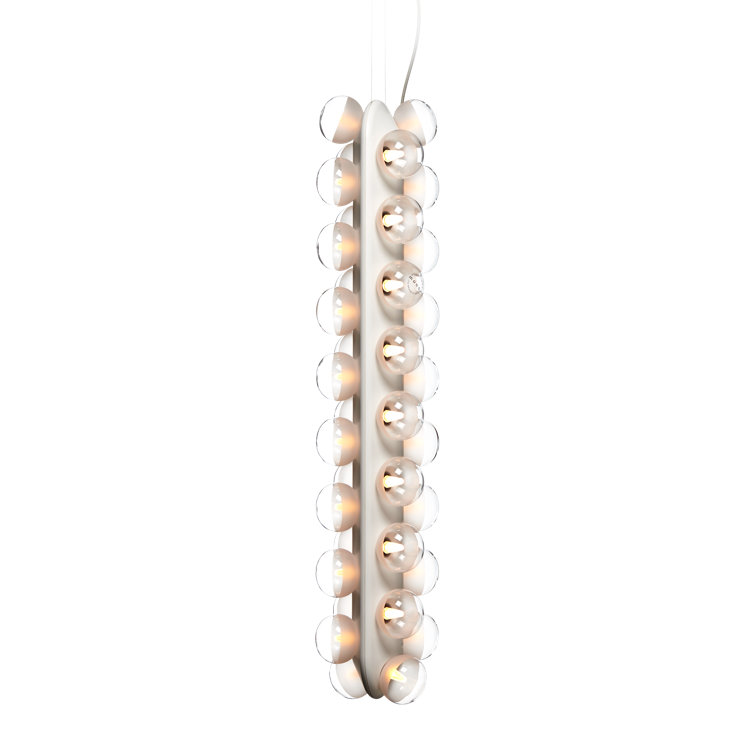 White LED Linear Island Suspension Light
