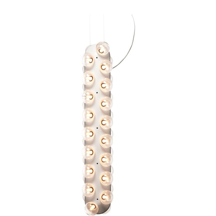 White LED Linear Island Suspension Light