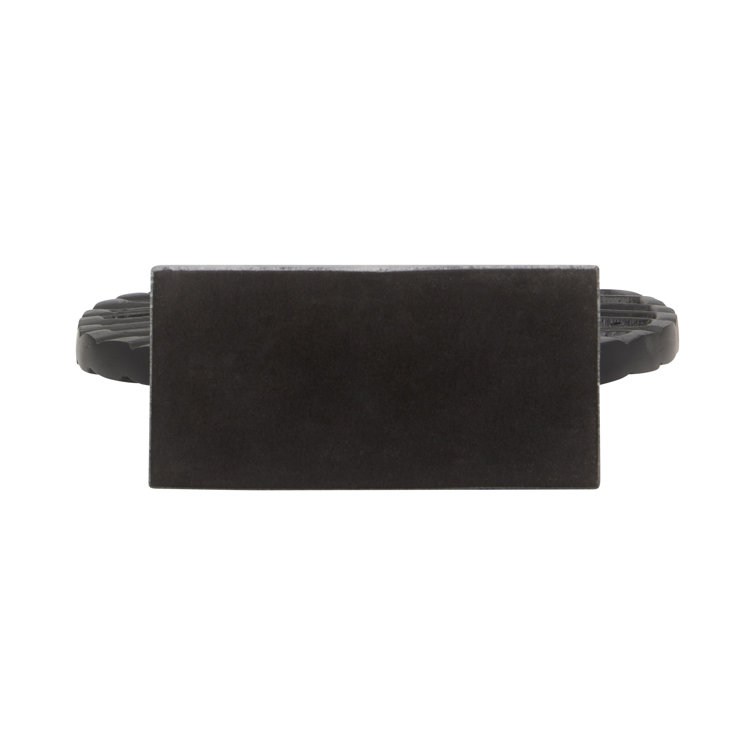 Cleveland 17" Black Aluminum and Marble Ring Sculpture