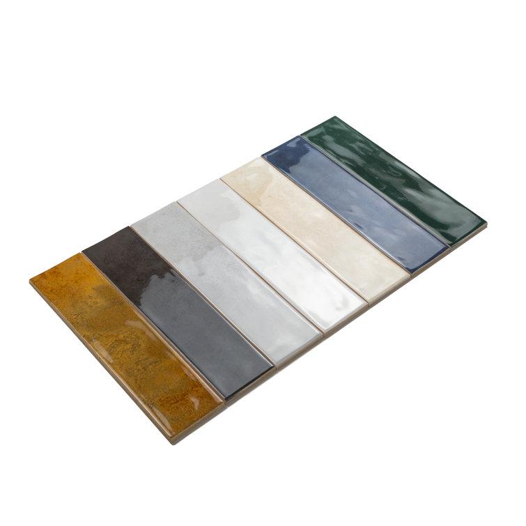 Emerald Green Glossy Ceramic Subway Wall Tiles, 3" x 12"