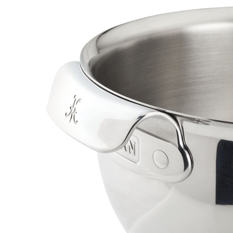 Hestan 7 Quart Stainless Steel Mixing Bowl with Flared Rims