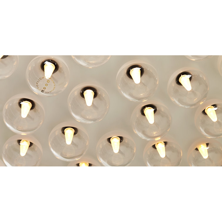 White LED Round Double Suspension Light