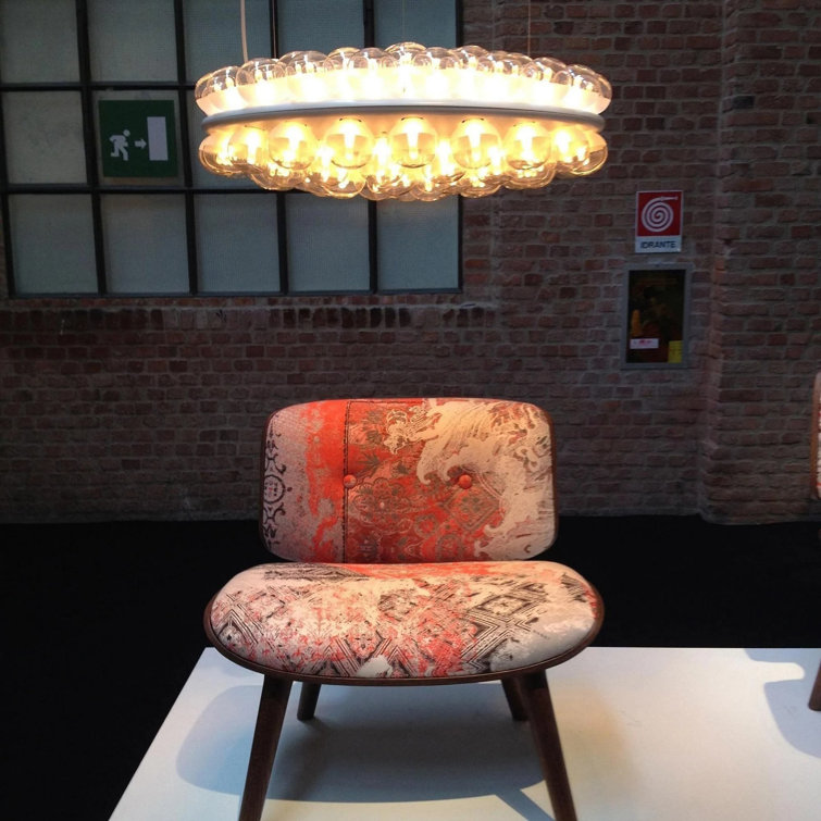 White LED Round Double Suspension Light