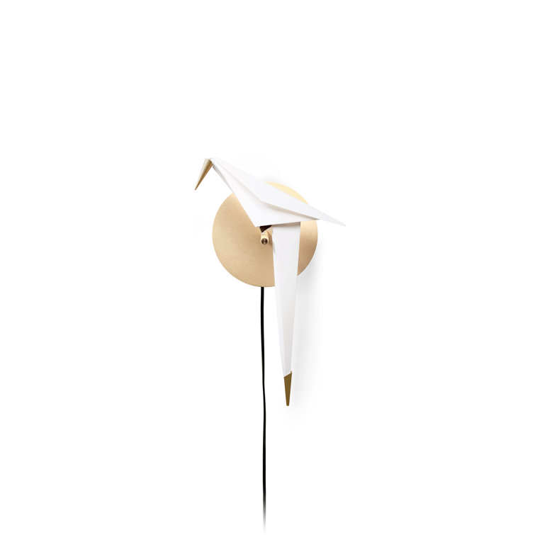 Perch Light LED Dimmable Brass Gold Sconce