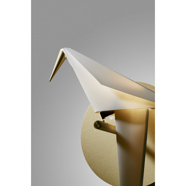 Perch Light LED Dimmable Brass Gold Sconce