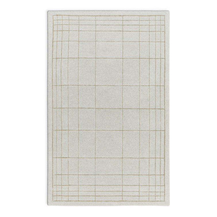 Mallory Gray Hand-Tufted Wool 8' x 10' Area Rug