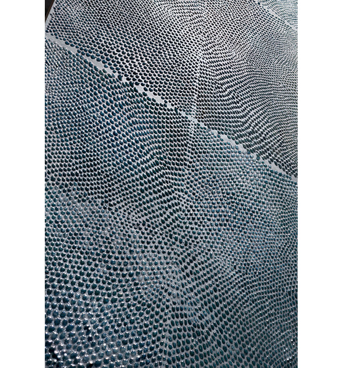 Large Blue and Green Ceramic Matte Wall and Floor Tile
