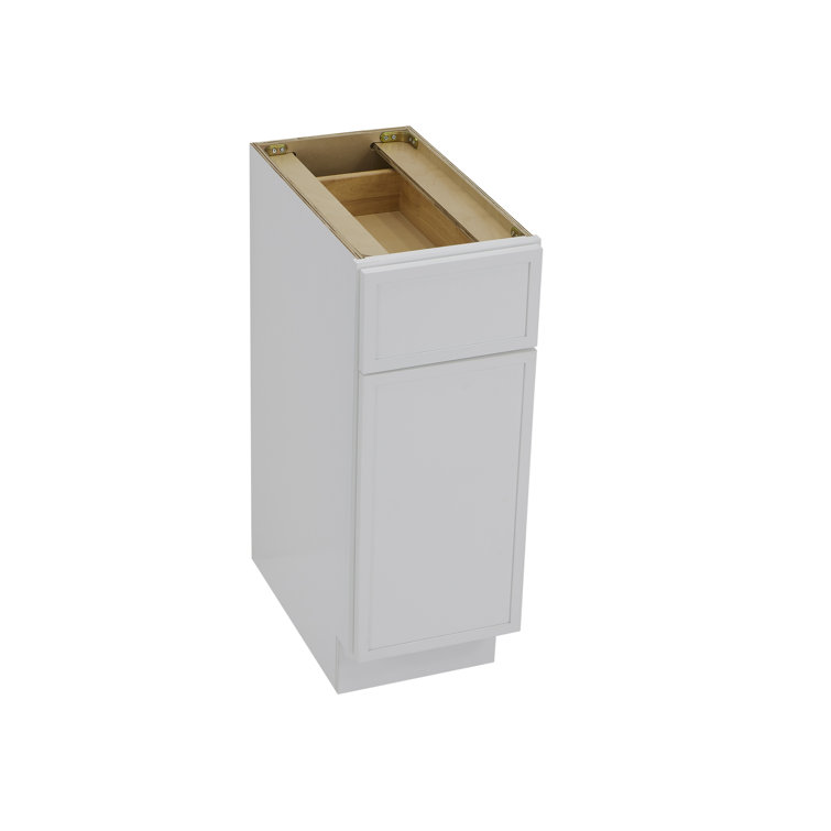 12" White Birch Plywood Freestanding Single Base Storage Cabinet