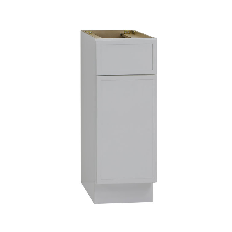 12" White Birch Plywood Freestanding Single Base Storage Cabinet