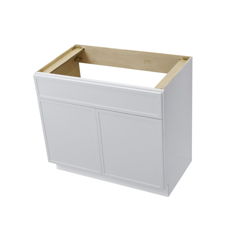 White Birch Plywood Freestanding Single Base Storage Cabinet, 36" Wide