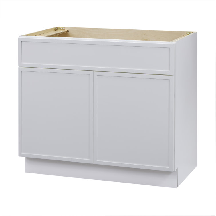 White Birch Plywood Freestanding Single Base Storage Cabinet, 36" Wide