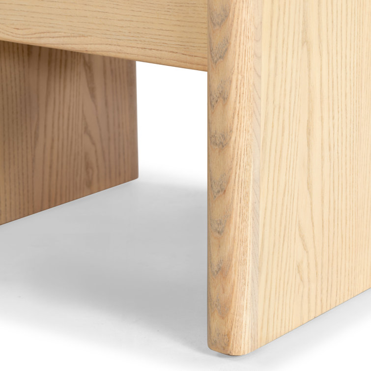 Granita Beige Stone Top 1-Drawer Nightstand