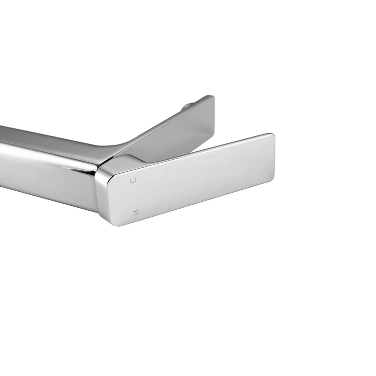 Lena Chrome Single-Handle Bathroom Faucet with Ceramic Valve