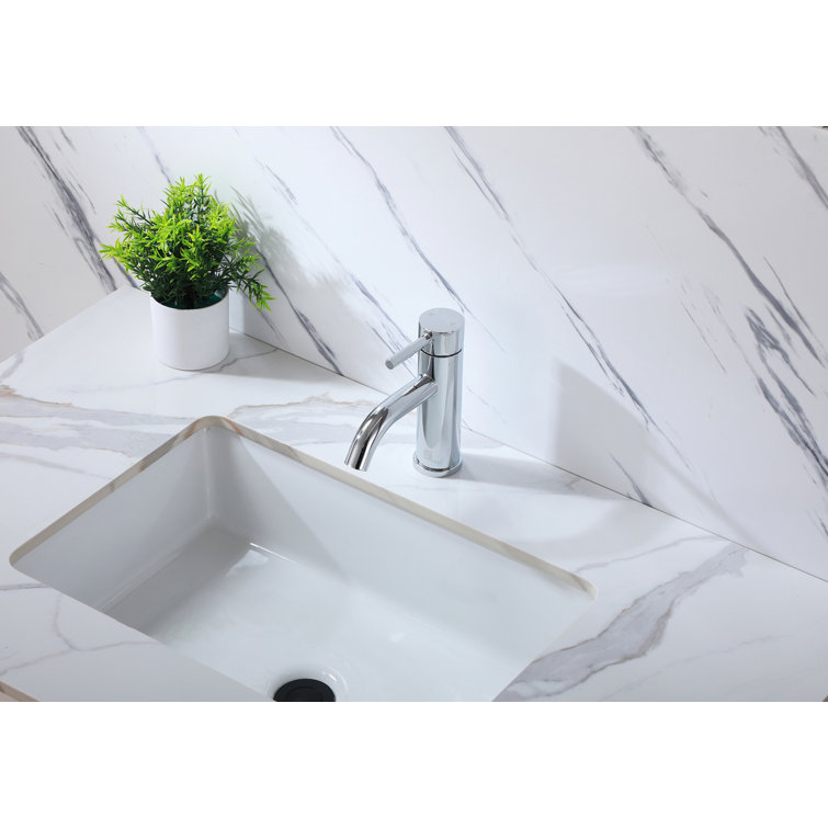 Victor Chrome Single-Handle Bathroom Faucet with Ceramic Cartridge