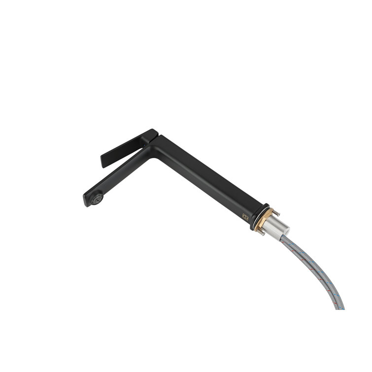 Matte Black Single-Handle Vessel Sink Bathroom Faucet