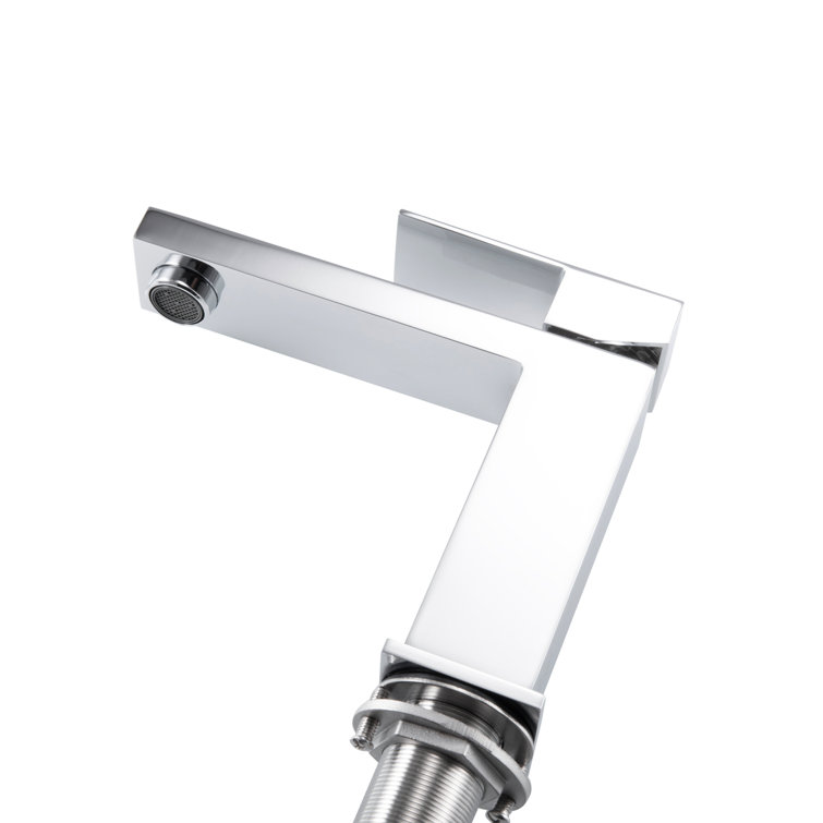 Jakob Chrome Single-Hole Single-Handle Bathroom Faucet