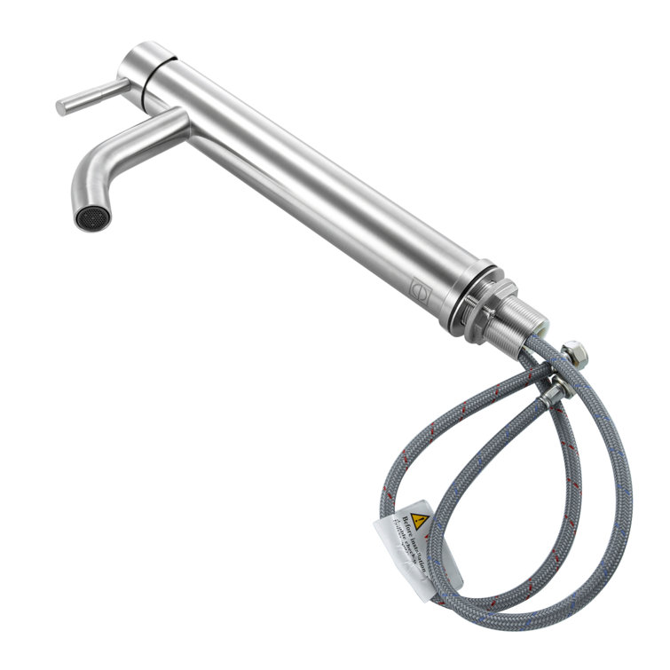 Victor Brushed Nickel Single Handle Bathroom Faucet