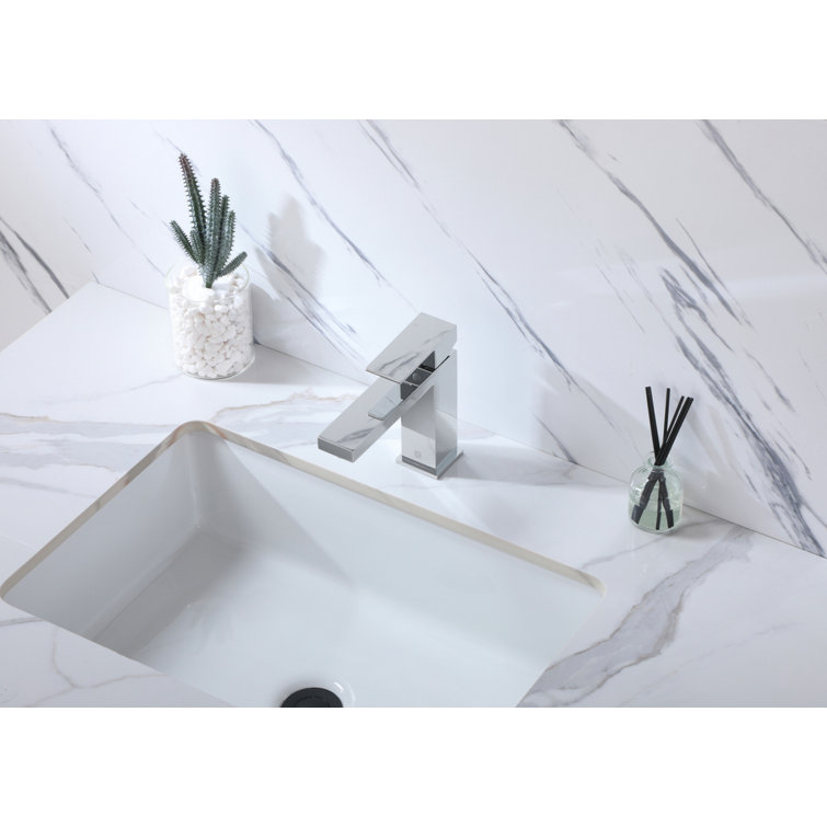 Jakob Chrome Single-Hole Single-Handle Bathroom Faucet