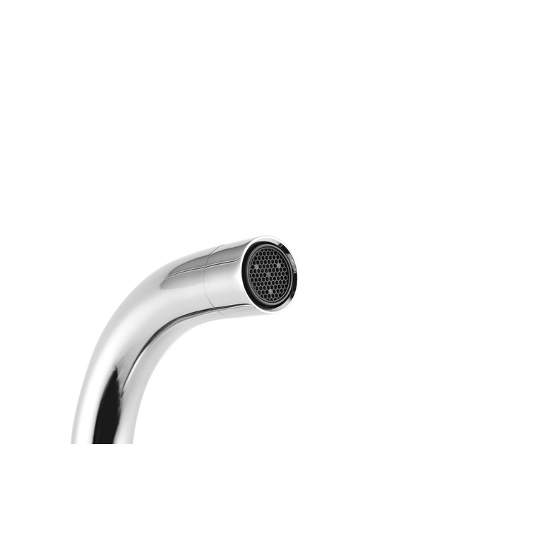 Leah Chrome 8-Inch Widespread Double Handle Bathroom Faucet