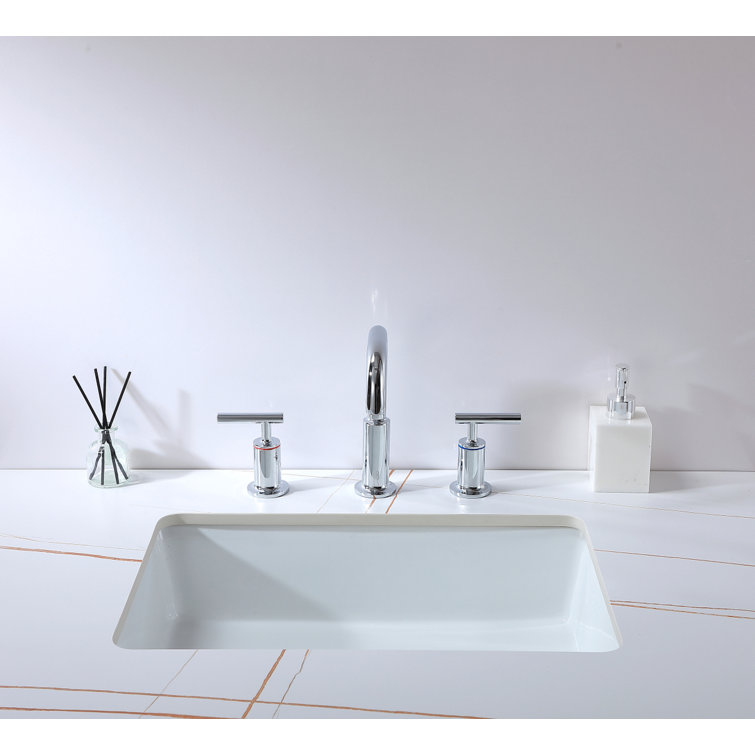 Tobias Chrome 8 in. Widespread Double Handle Bathroom Faucet