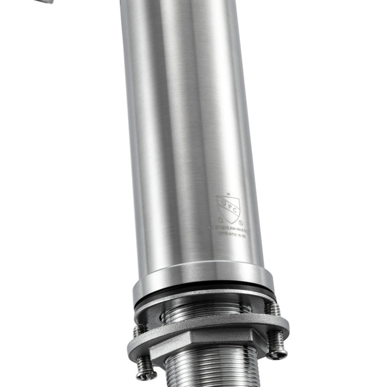 Victor Brushed Nickel Single Handle Bathroom Faucet