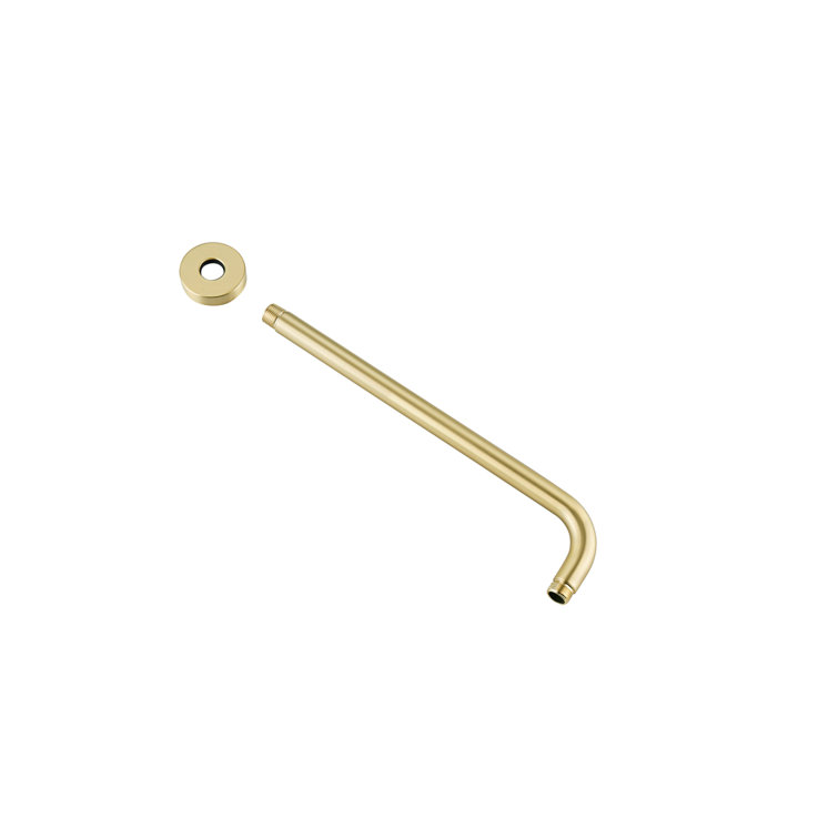 Brushed Gold Brass Handheld Wall Mounted Shower System