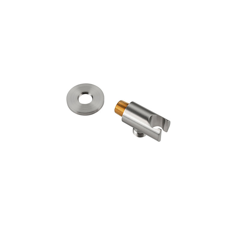 Brushed Nickel Dual Shower System with Handheld and Wall Mount