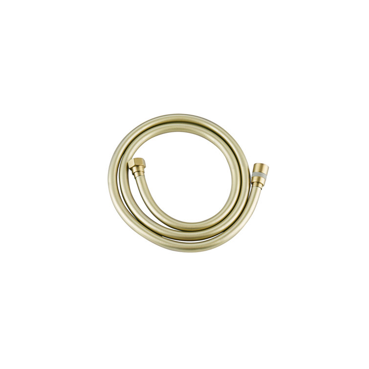 Brushed Gold Brass Handheld Wall Mounted Shower System