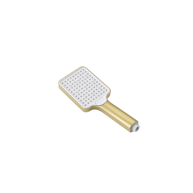 Brushed Gold Brass Handheld Wall Mounted Shower System