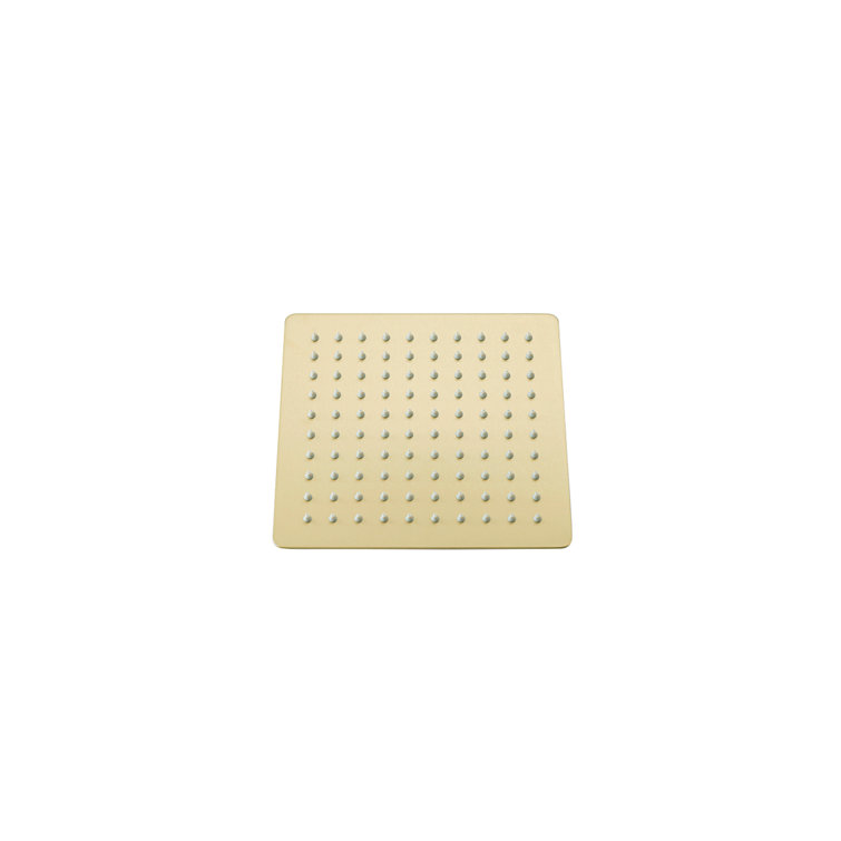 Brushed Gold Brass Handheld Wall Mounted Shower System