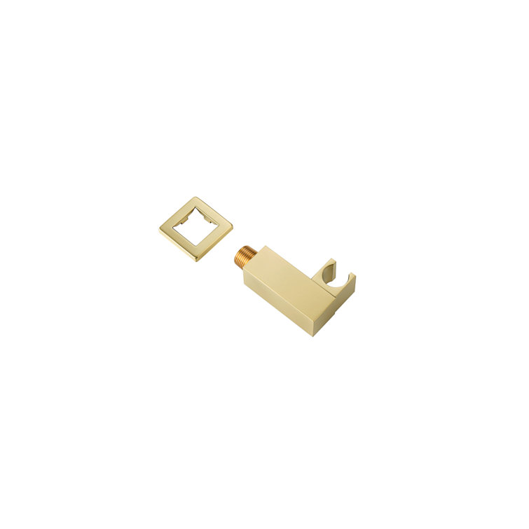 Brushed Gold Brass Handheld Wall Mounted Shower System