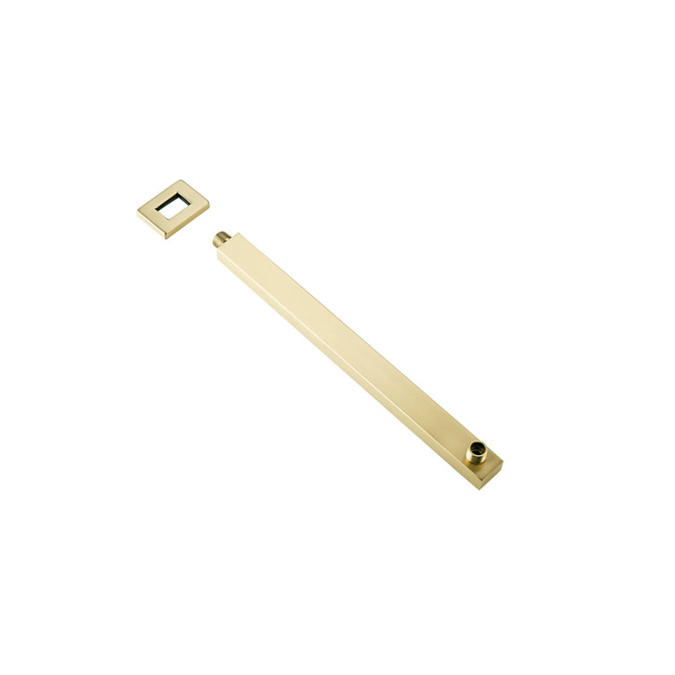 Brushed Gold Brass Handheld Wall Mounted Shower System