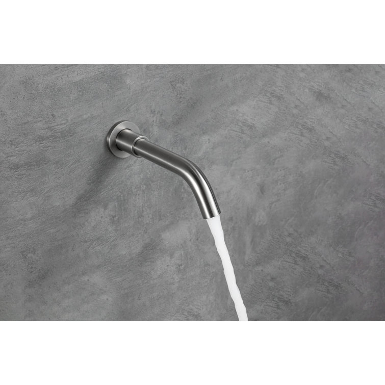 Brushed Nickel Dual Showerhead System with Handheld and Wall Mount