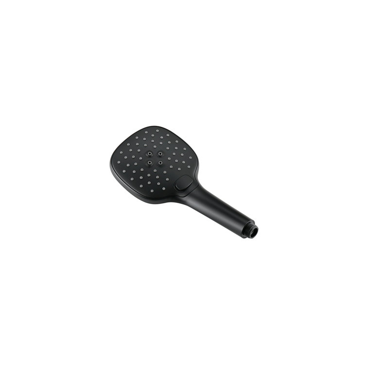 Matte Black Brass Wall Mounted Handheld Shower System