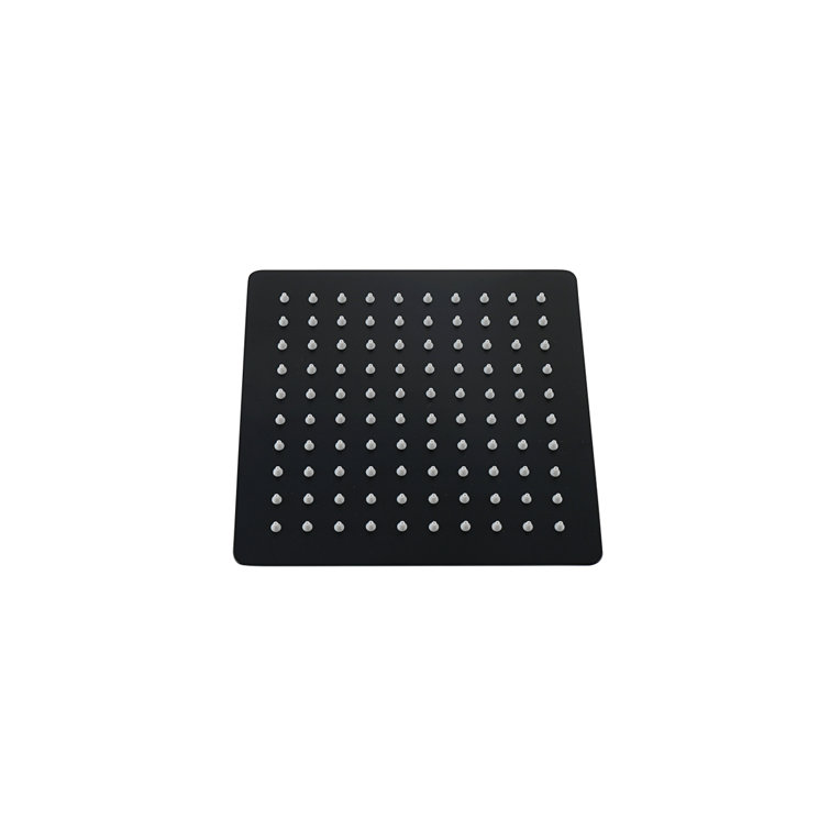 Matte Black Brass Wall Mounted Handheld Shower System