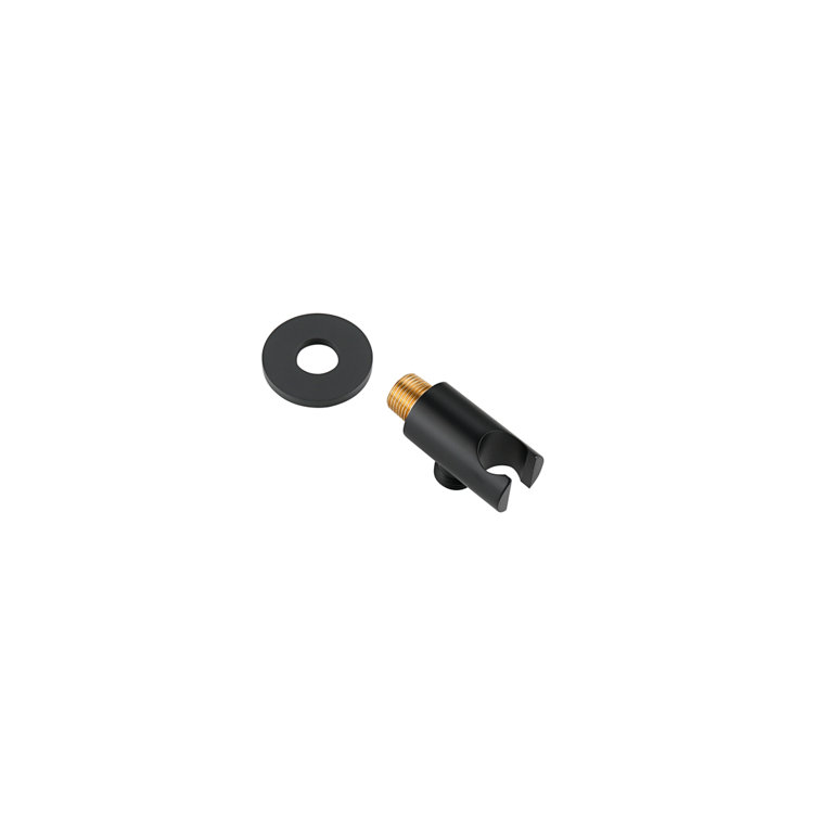 Matte Black Brass Wall Mounted Handheld Shower System