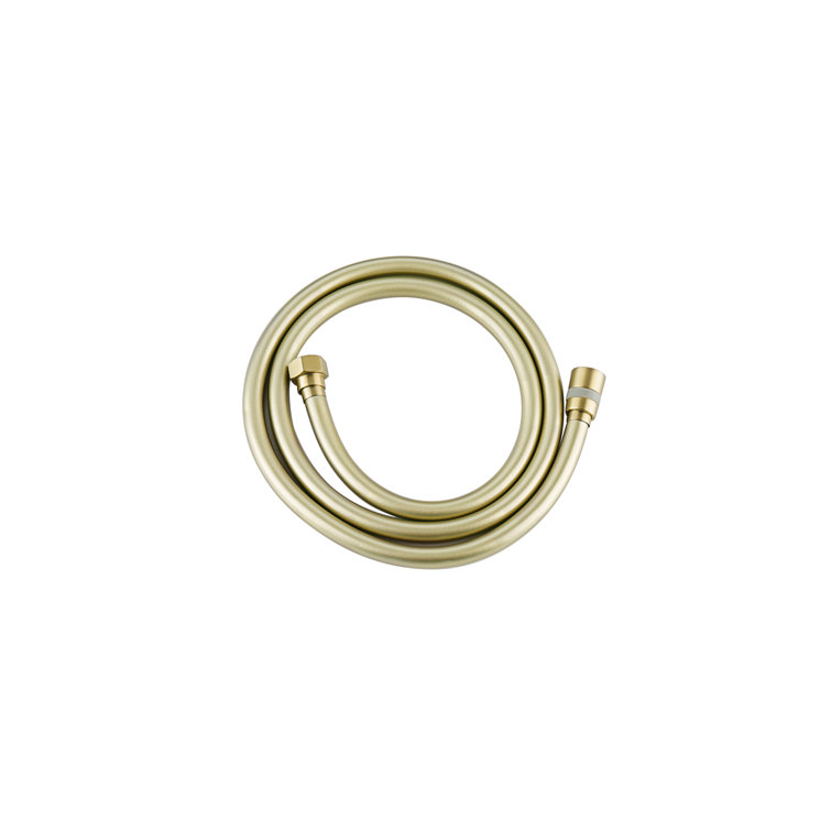 Brushed Gold Brass Handheld Wall Mounted Shower System